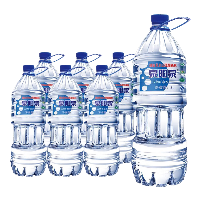 泉阳泉天然矿泉水2L×6桶 24.6元 - 86线报