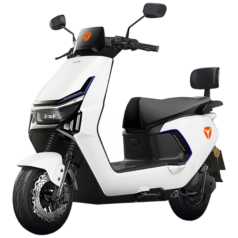 雅迪冠能T35电动摩托车72V21AH双碟刹大座桶新塔夫稠白 3783元 - 86线报