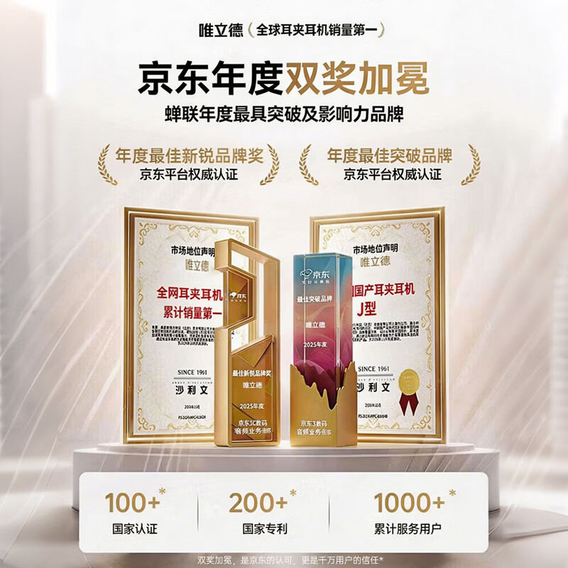 唯立德G39ANC入耳式降噪蓝牙耳机薄雾紫 78.24元 - 线报酷