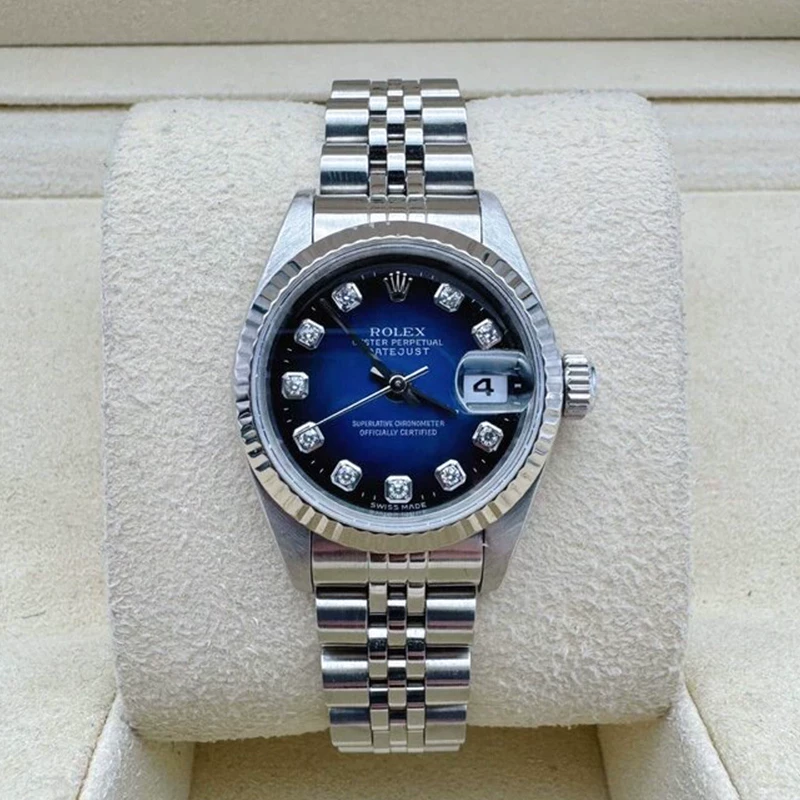 ROLEX中古98新Rolex劳力士女装日志型镶钻自动机械手表女69174 30552元 - 86线报