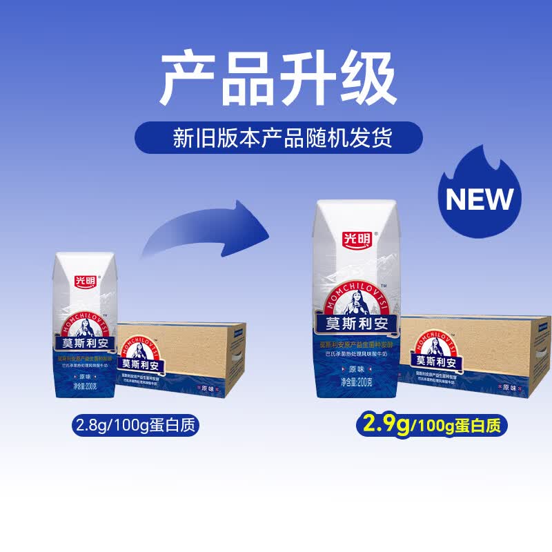 Bright光明莫斯利安原味酸奶200g*24盒家庭分享装 39.9元 - 86线报