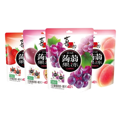 喜之郎蒟蒻果汁果冻3味混合120g×3袋 10.96元 - 86线报