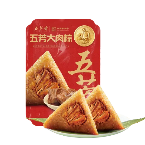 五芳斋 栗子猪肉粽 100克×2只 中华老字号 8.9元 图片 2