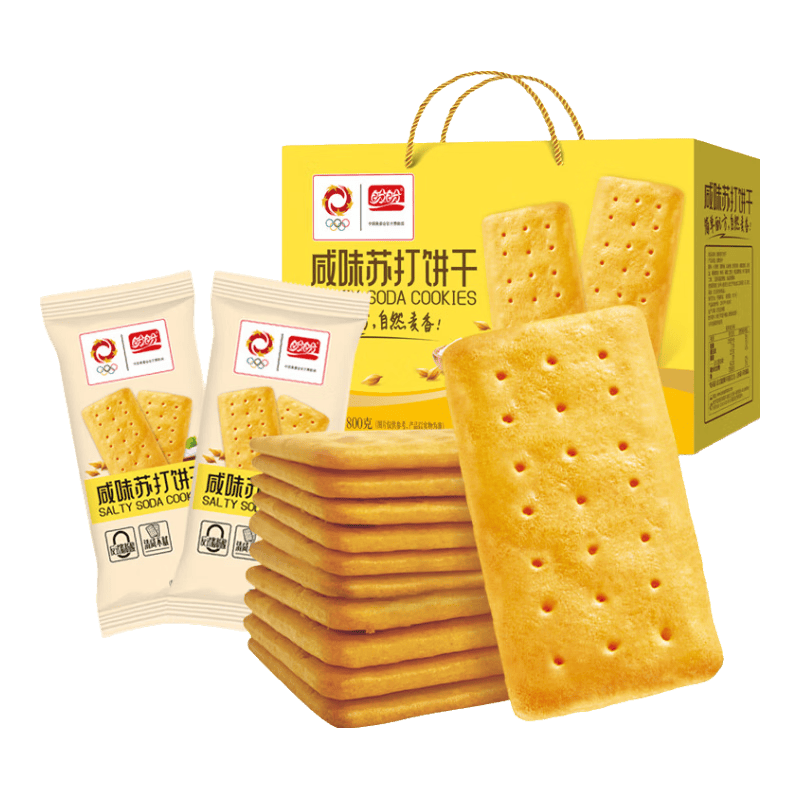 盼盼悠点苏打咸味饼干800g礼盒装 10.9元 - 86线报 盼盼悠点苏打咸味饼干800g礼盒装 10.9元 - 86线报
