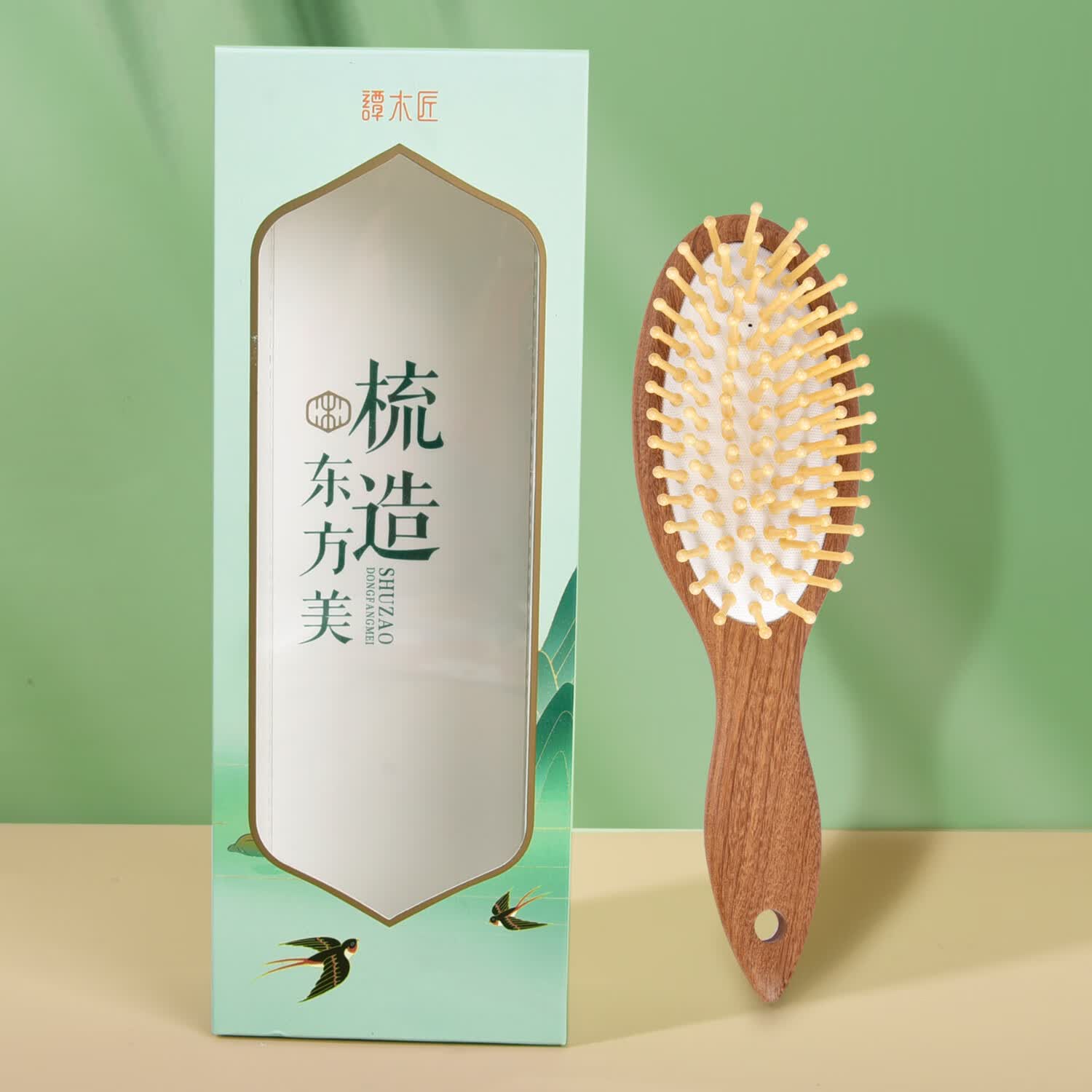 谭木匠气垫气囊梳子球形梳齿柔软按摩头皮20cm 97.9元 - 86线报