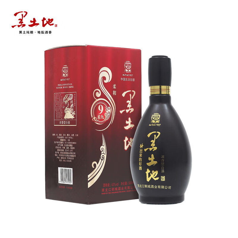 黑土地42度浓香型东北纯粮白酒500mL 36.4元 - 86线报 黑土地42度浓香型东北纯粮白酒500mL 36.4元 - 86线报