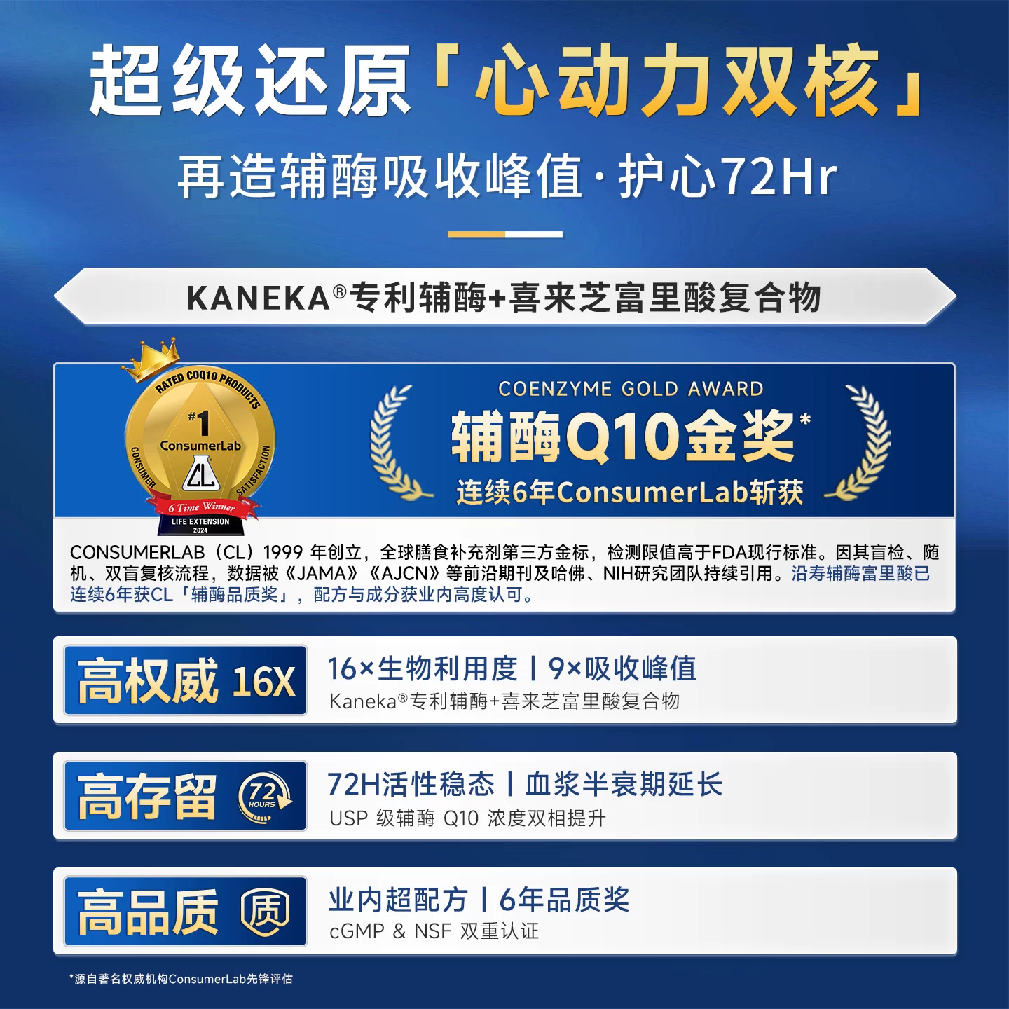 Life Extension沿寿辅酶q10还原型泛醇coq10心脏保健品美国原装 1372.96元 - 86线报