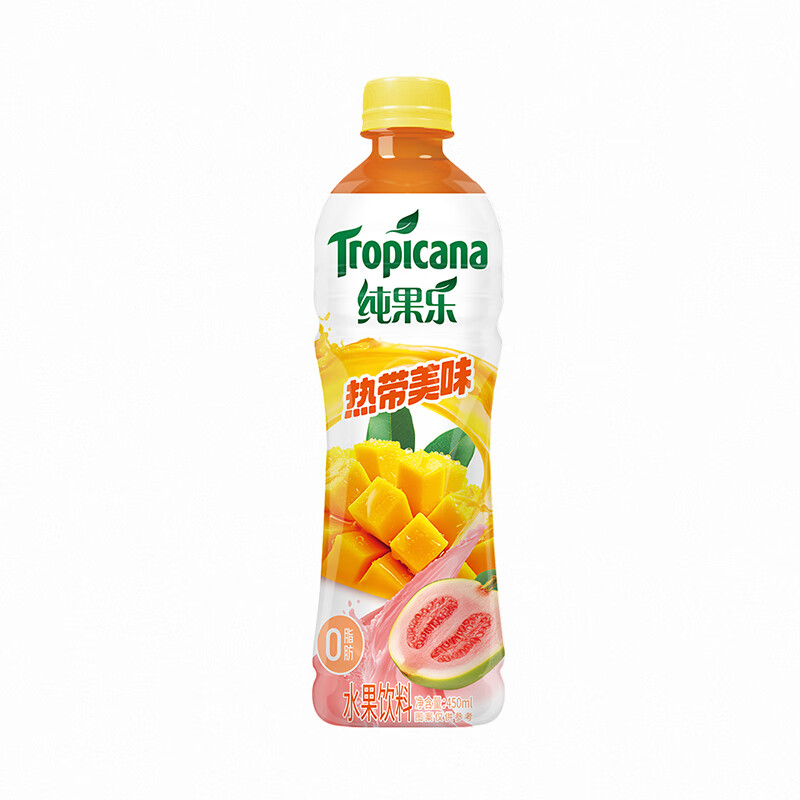 纯果乐百事可乐纯果乐热带美味450ml*15水果饮料 15.23元 - 86线报