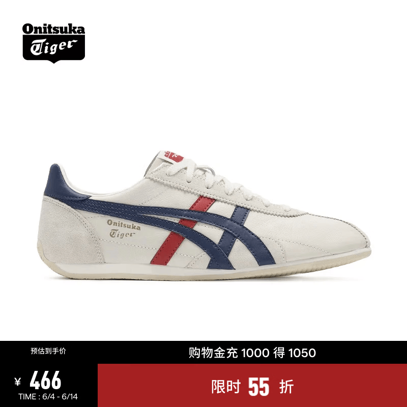Onitsuka Tiger男鞋慢跑鞋透气轻便男女款运动休闲鞋RUNSPARK 396.1元 - 86线报