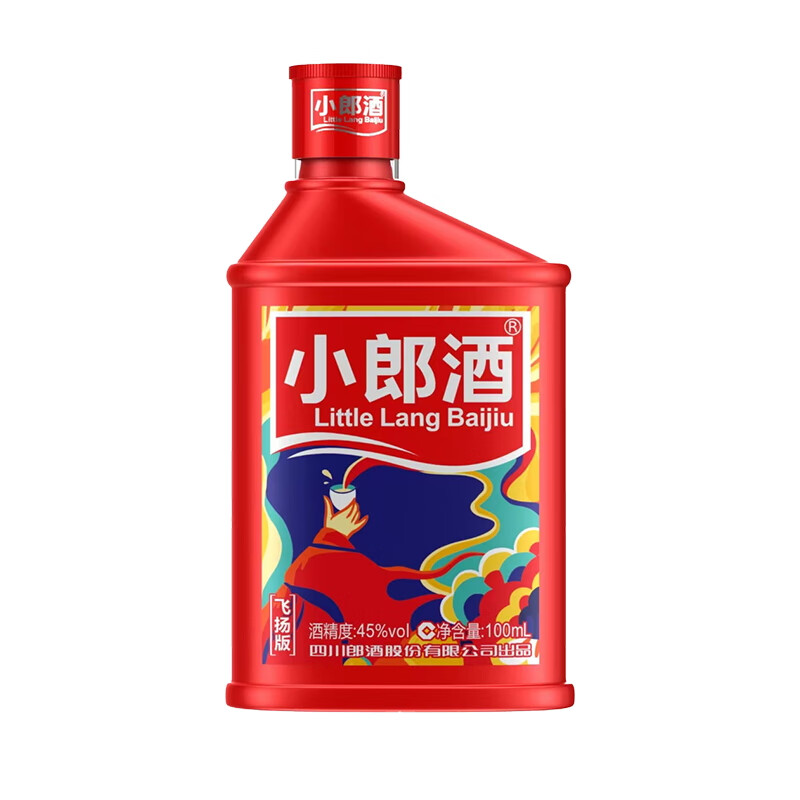 郎酒小郎酒飞扬版45%vol兼香型白酒100ml*6瓶 67.8元 - 86线报