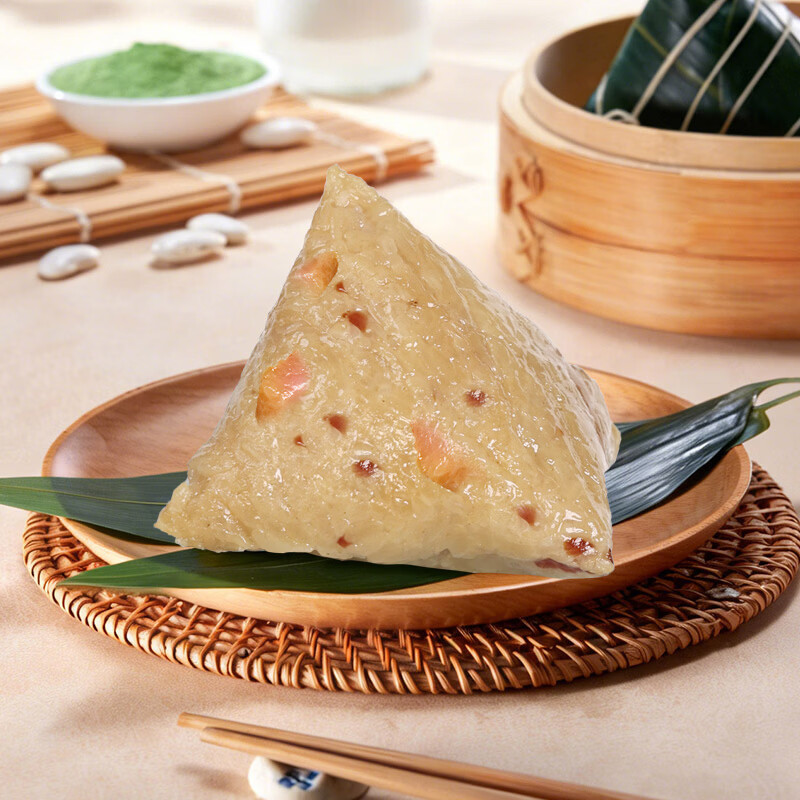 五芳斋中华嘉兴粽子特产早餐零食120克*1真空腌笃鲜粽 1.24元 - 86线报