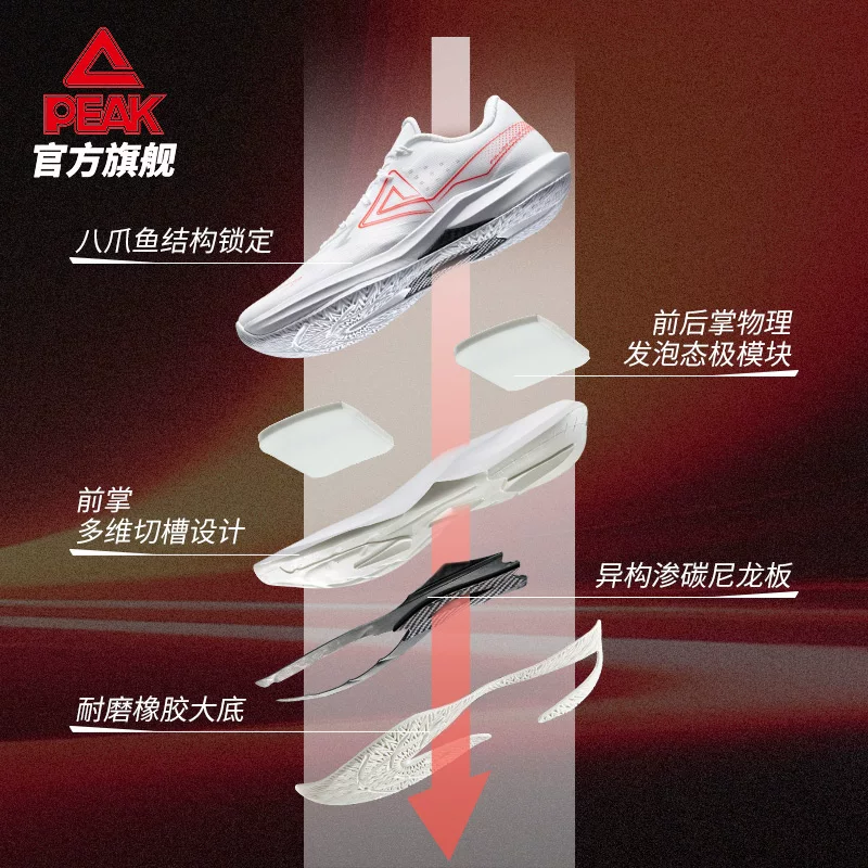 匹克态极轻灵4实战透气减震低帮运动鞋 299元 - 86线报 匹克态极轻灵4实战透气减震低帮运动鞋 299元 - 86线报