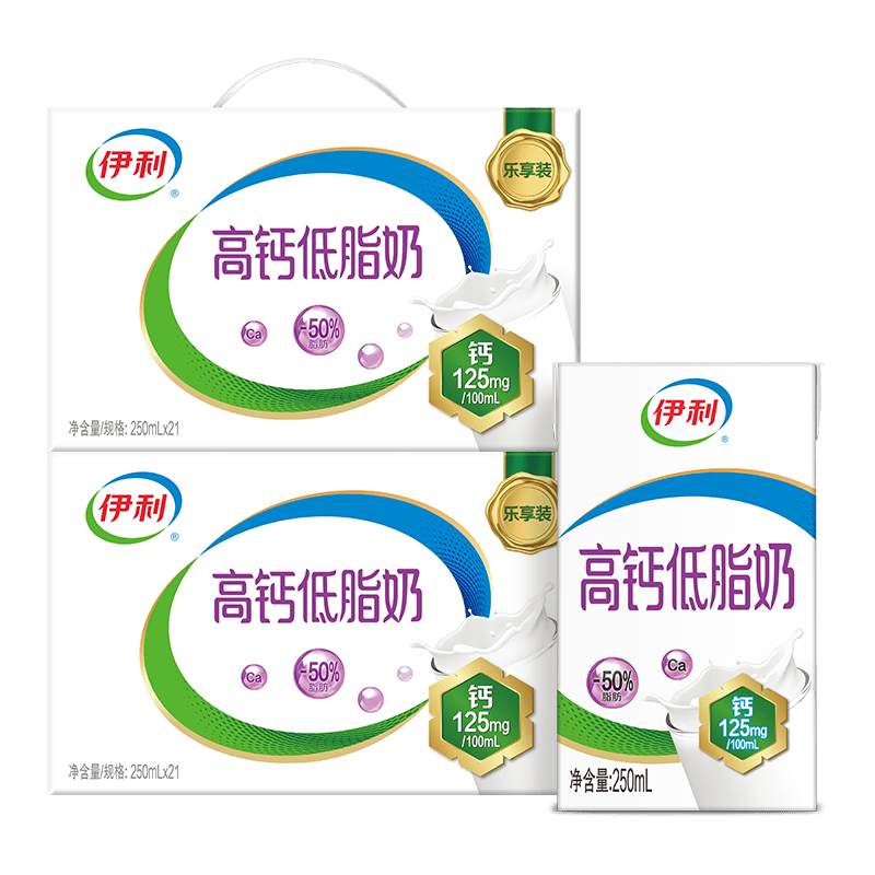 伊利高钙低脂纯牛奶250ml×42盒利乐砖装 69.86元 - 86线报 伊利高钙低脂纯牛奶250ml×42盒利乐砖装 69.86元 - 86线报