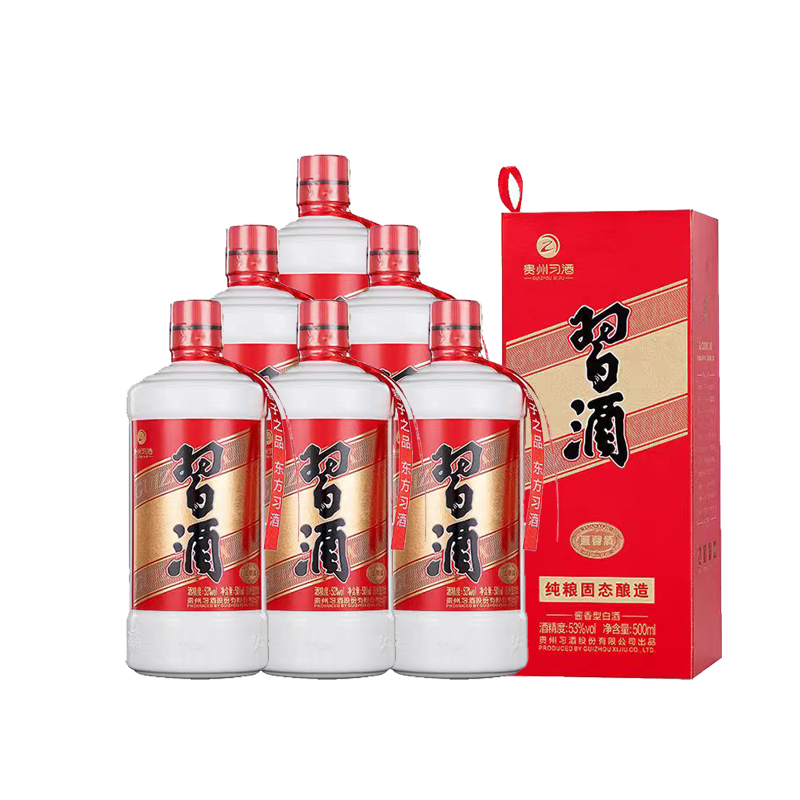 习酒圆习酒53度酱香型白酒500mL×6瓶 529.6元 - 86线报 习酒圆习酒53度酱香型白酒500mL×6瓶 529.6元 - 86线报