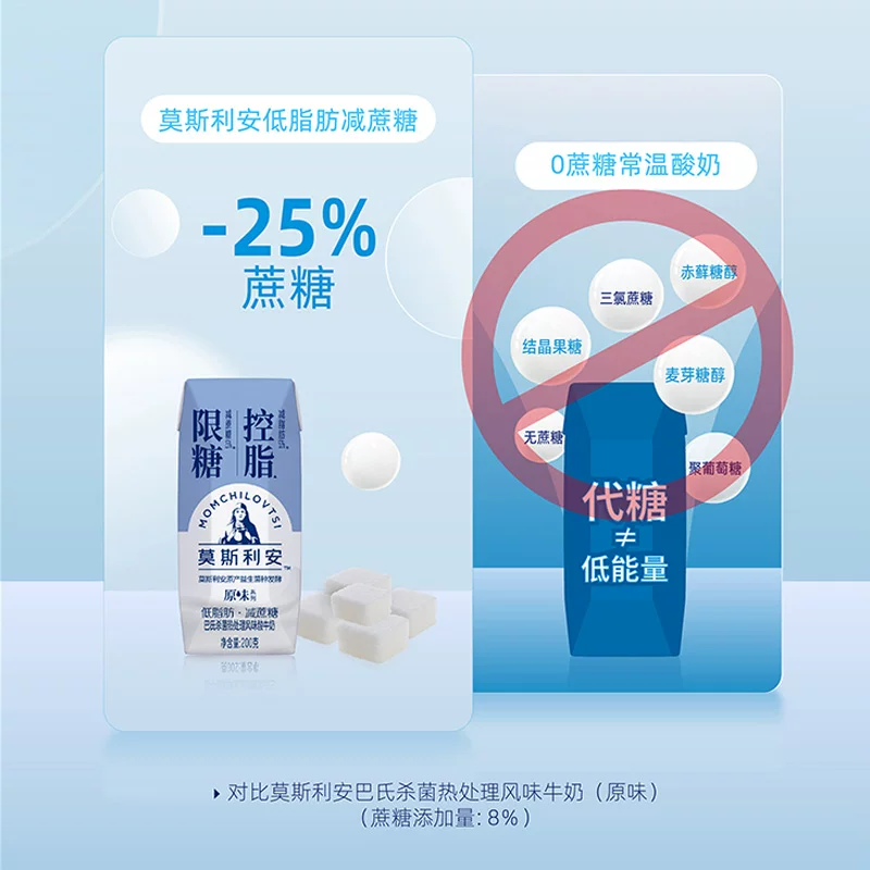 光明莫斯利安原味限糖控脂酸奶200g*24盒低脂早餐学生酸牛奶 40.82元 - 86线报
