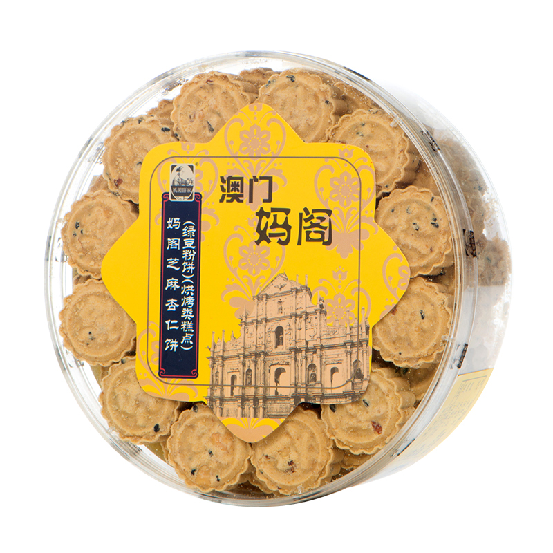 妈阁饼家芝麻杏仁饼酥性饼干糕点送礼特产380g 15.84元 - 86线报