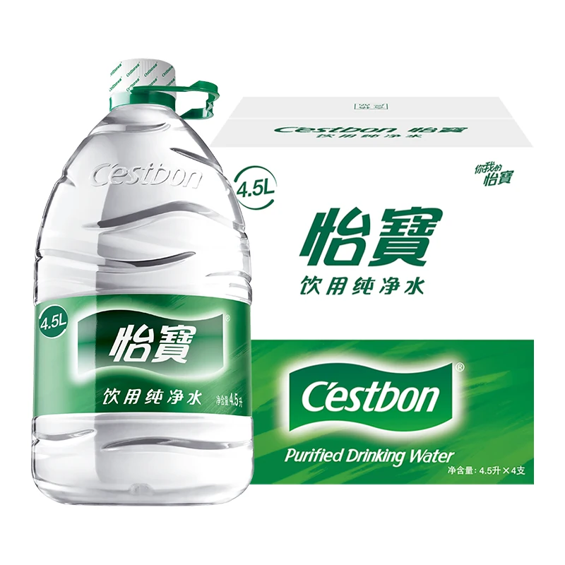 怡宝 饮用纯净水 4.5L*4桶 22.6元 - 86线报