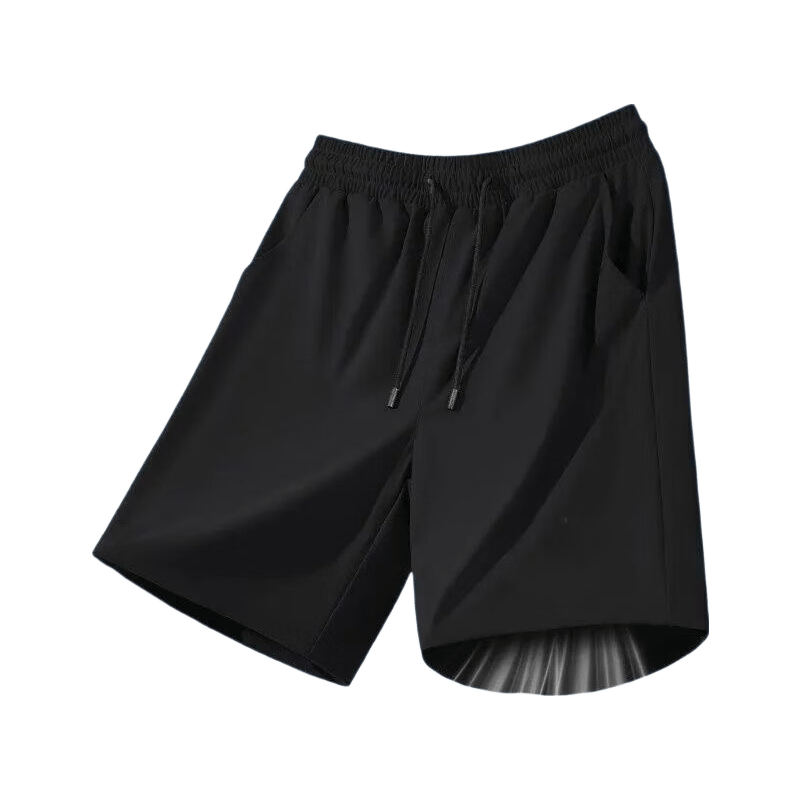 2026男士冰丝五分短裤白色2XL 2.99元 - 线报酷