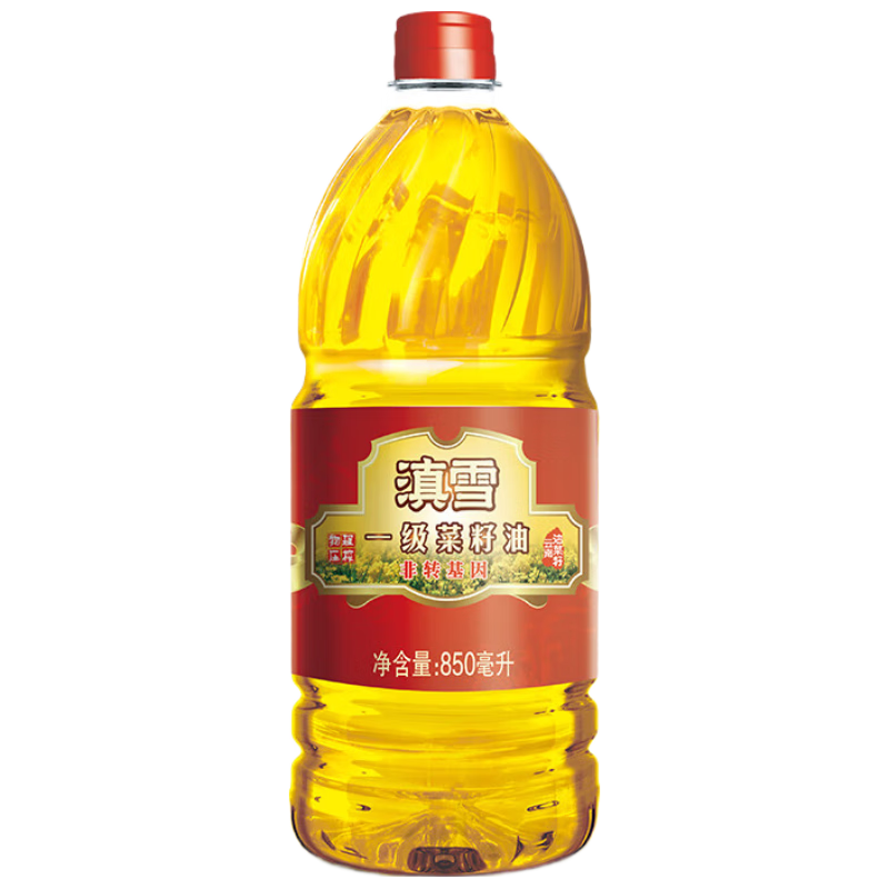 滇雪物理压榨菜籽油4L 30.89元 - 线报酷