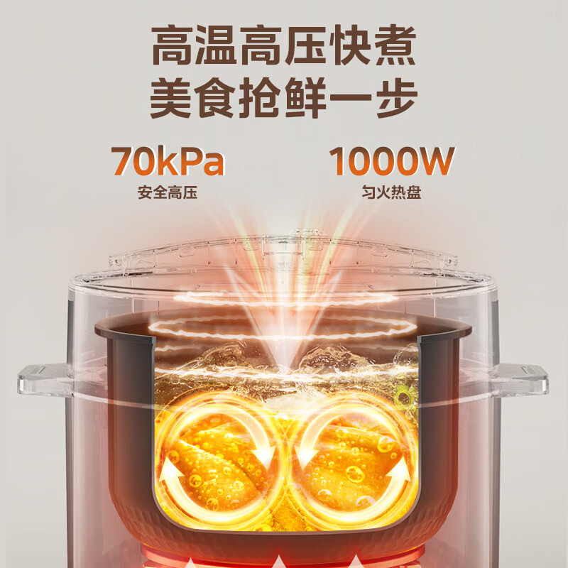 美的MY-YL50Q3-451电压力锅5L 180.83元 - 86线报