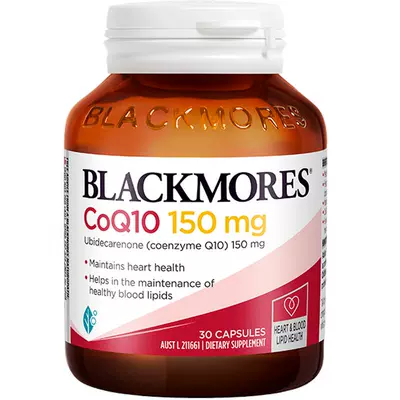 BLACKMORES澳佳宝辅酶Q10软胶囊150mg30粒 50.7元 - 86线报