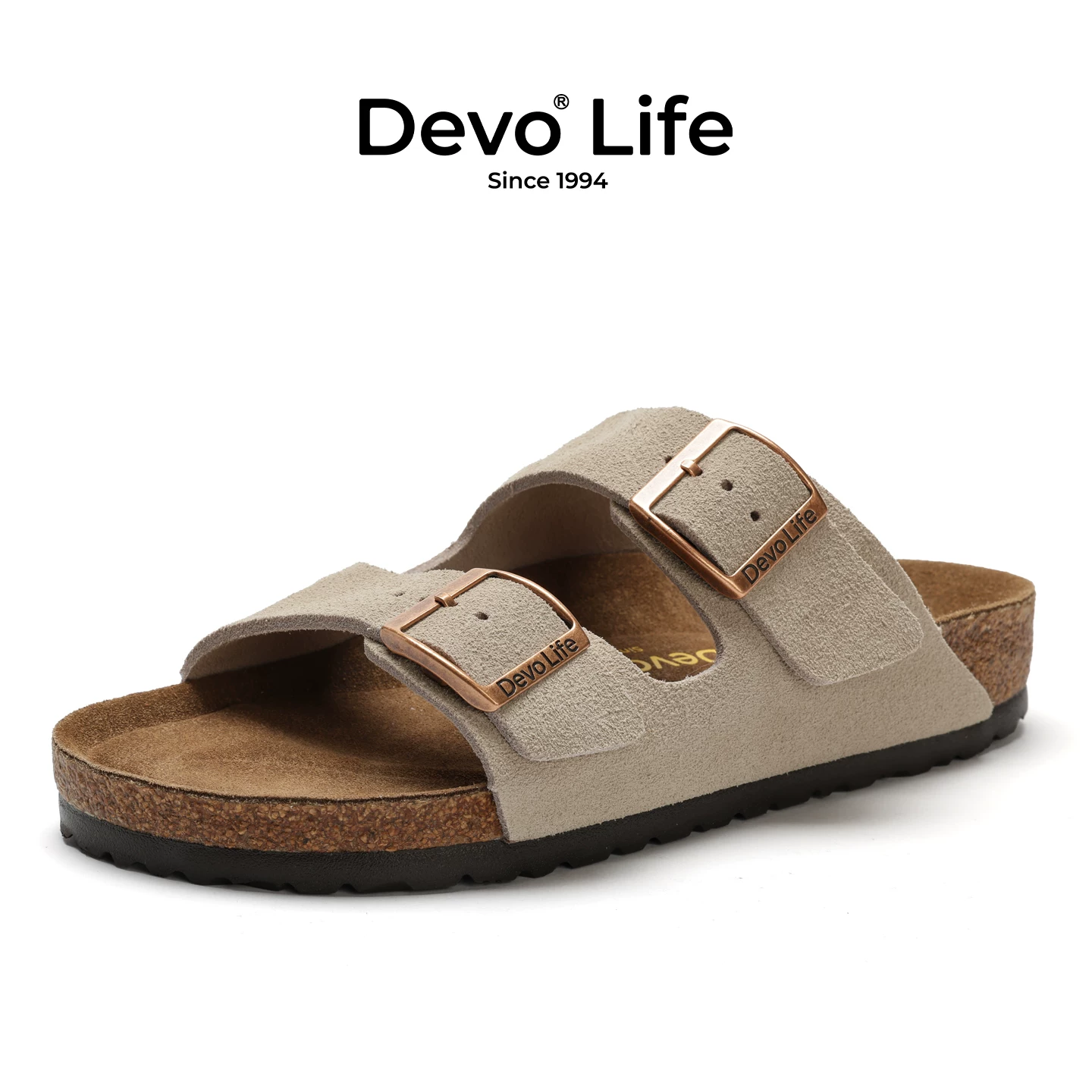 Devo Life Devo/的沃 软木鞋勃肯鞋凉拖2618 127.2元 - 86线报