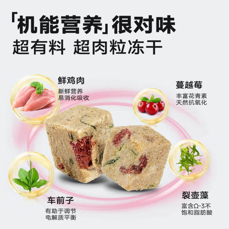 麦富迪猫粮超肉粒冻干无谷双拼全价全期猫粮300g鸡肉配方 4.9元 - 86线报
