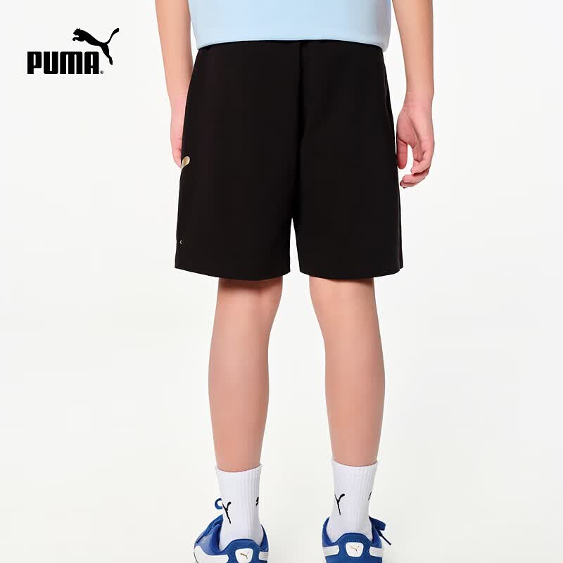PUMA儿童夏季针织短裤吸湿透气弹力舒适 69元 - 86线报