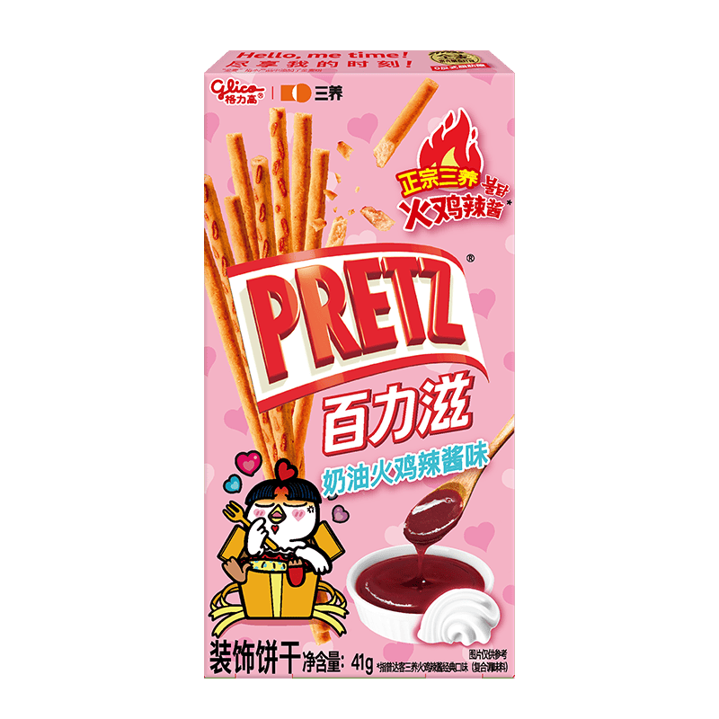 格力高零食夹心饼干棒三养奶油火鸡辣酱味 3.63元 - 86线报