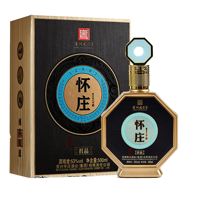 怀庄1983金镶玉君品53°酱香型白酒500ml 46.05元 - 86线报