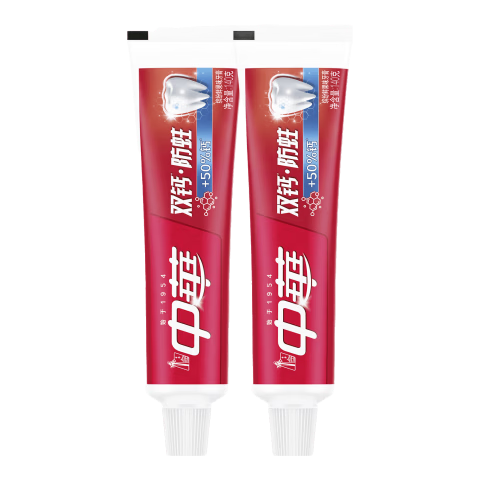 中华双钙防蛀齿白牙膏140g×2支鲜果薄荷 5.1元 - 86线报 中华双钙防蛀齿白牙膏140g×2支鲜果薄荷 5.1元 - 86线报