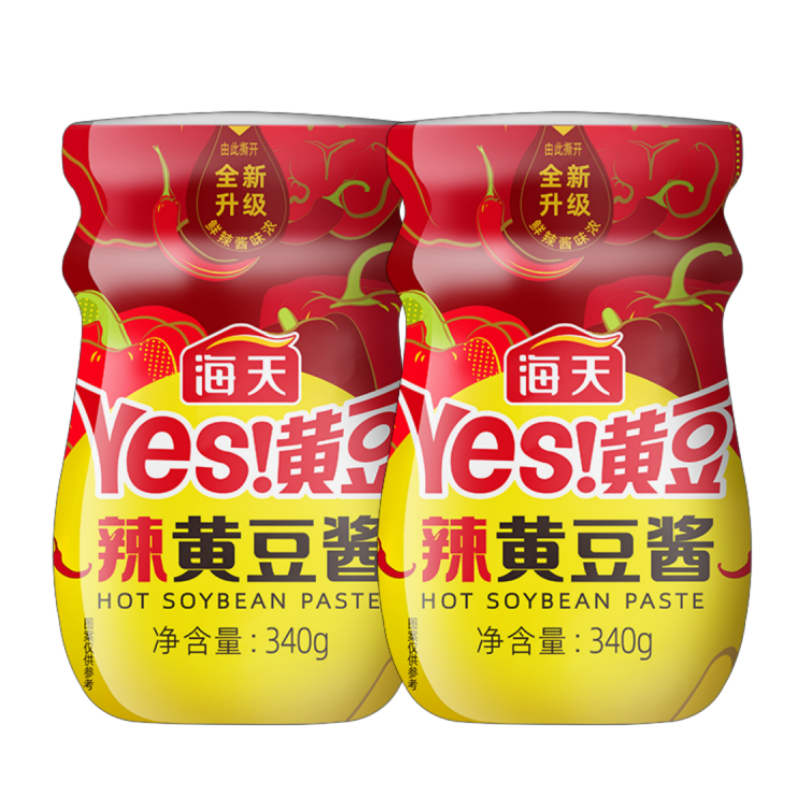 海天辣黄豆酱340g×2瓶非转基因发酵 8.8元 - 86线报 海天辣黄豆酱340g×2瓶非转基因发酵 8.8元 - 86线报