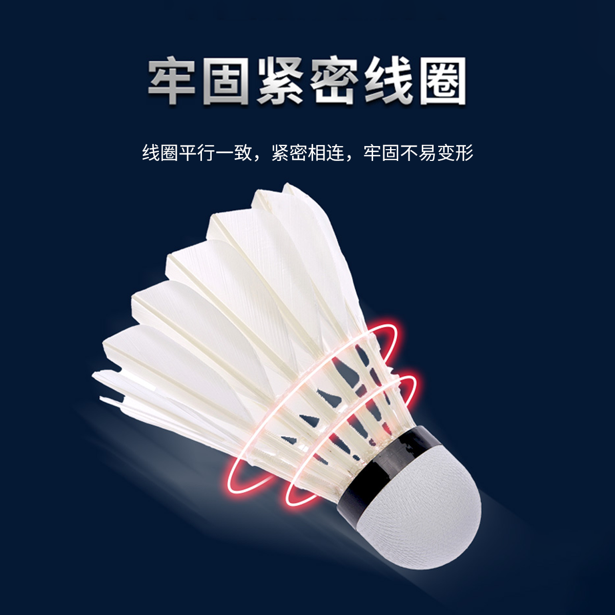 李宁羽毛球耐打稳定鹅毛球G300S室内比赛训练球12只 120.8元 - 86线报