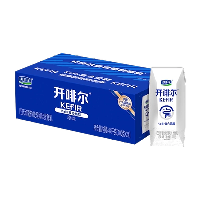 君乐宝开啡尔原味酸奶200g×24盒 41.82元 - 86线报