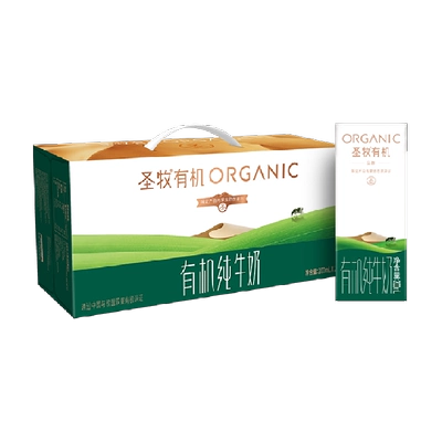 圣牧有机纯牛奶全脂儿童学生早餐奶整箱装200ml*24盒 39.51元 - 线报酷