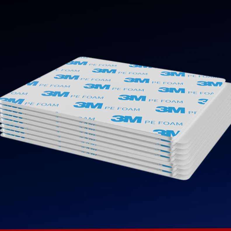 3M 强力泡棉双面胶带 1600T 40mm×50mm 8片 白色 6.5元 - 线报酷