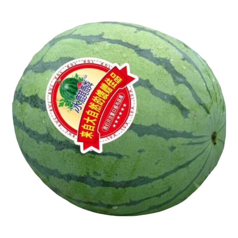 冰糖正宗麒麟西瓜8424现摘薄皮有籽5-6斤 14.9元 - 86线报