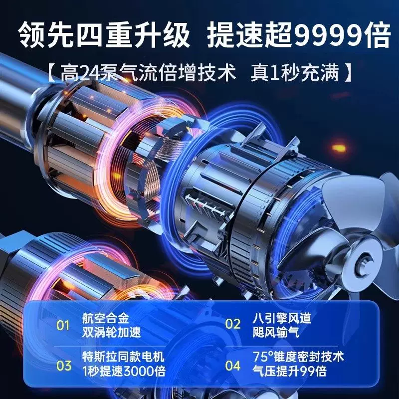 戴升DS-LZQ车载充气泵便携式10000mAh 26.08元 - 86线报