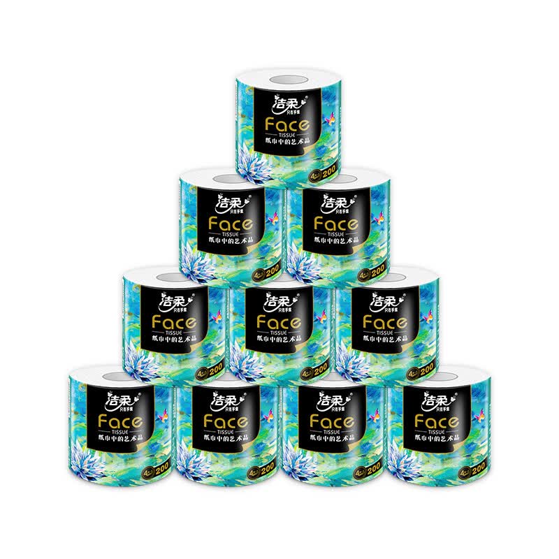 洁柔艺术油画加厚卷纸4层200g*10卷 需买4件 19.85元 - 86线报
