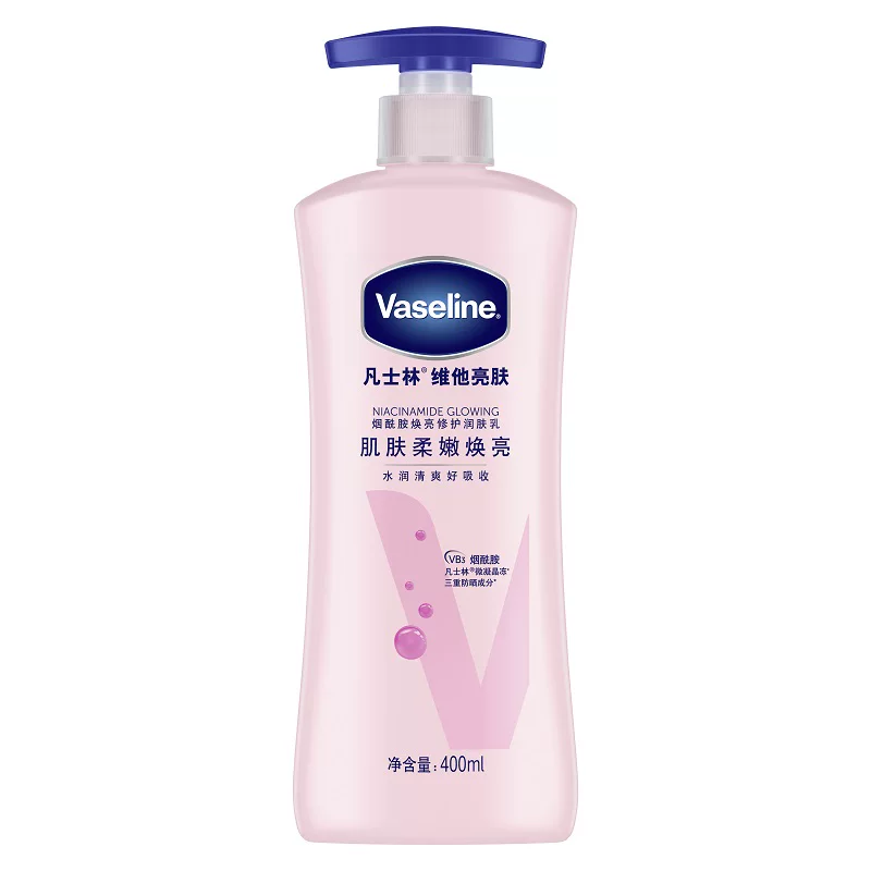 凡士林美白身体乳烟酰胺焕亮400ml 34.35元 - 86线报