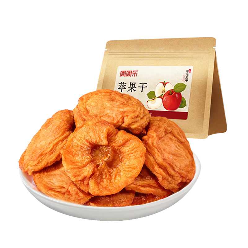 周周乐红富士厚切苹果干100g*3件 19.2元 - 线报酷
