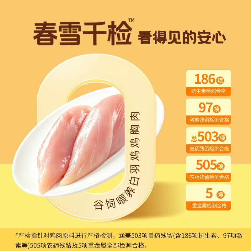 春雪食品香煎鸡排无油水煎100g*24片 59.9元 - 86线报