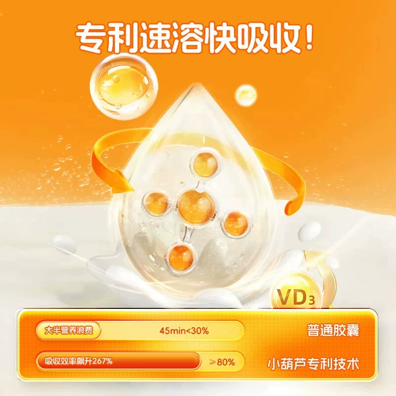 澳诺999澳诺维生素D滴剂胶囊型32粒成人儿童预防佝偻病骨质疏松临期2 3.9元 - 线报酷