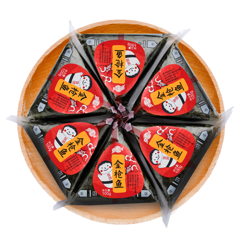京鲁远洋金枪鱼三角海苔饭团600g 6枚装 15.91元 - 86线报 京鲁远洋金枪鱼三角海苔饭团600g 6枚装 15.91元 - 86线报