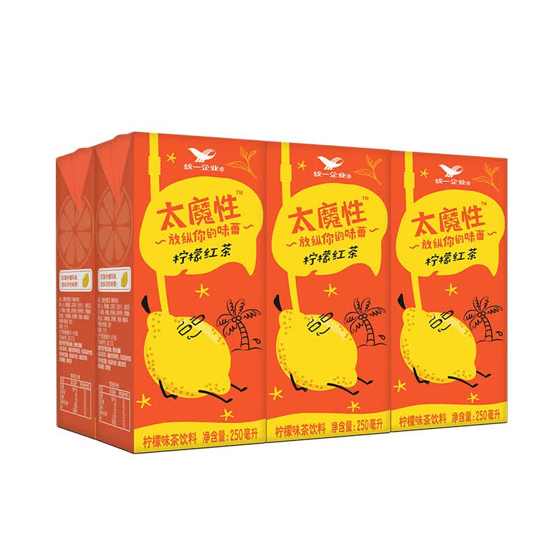 统一太魔性柠檬红茶250ml*24盒 13.9元 - 86线报