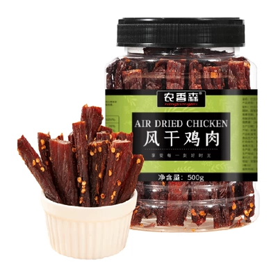 农香森风干鸡肉干麻辣味250g*1罐 24.9元 - 86线报 农香森风干鸡肉干麻辣味250g*1罐 24.9元 - 86线报
