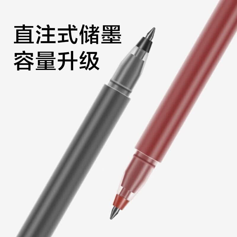 小米巨能写中性笔0.5mm弹簧头办公文具签字笔水笔10支装黑色 3.99元 - 86线报