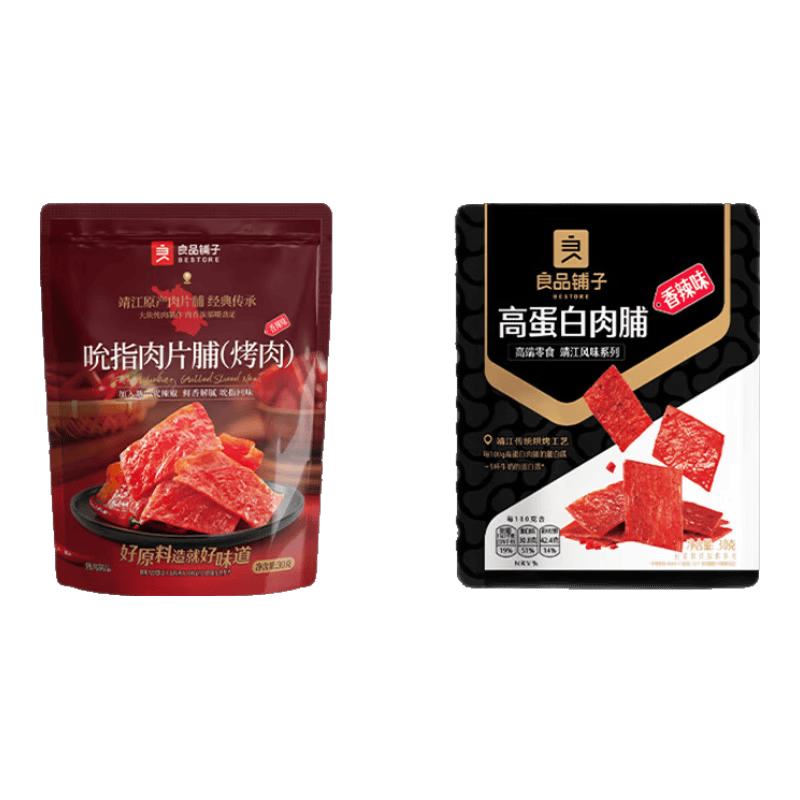 良品铺子靖江风味肉片脯30g×2袋蜜汁味 5.9元 - 86线报