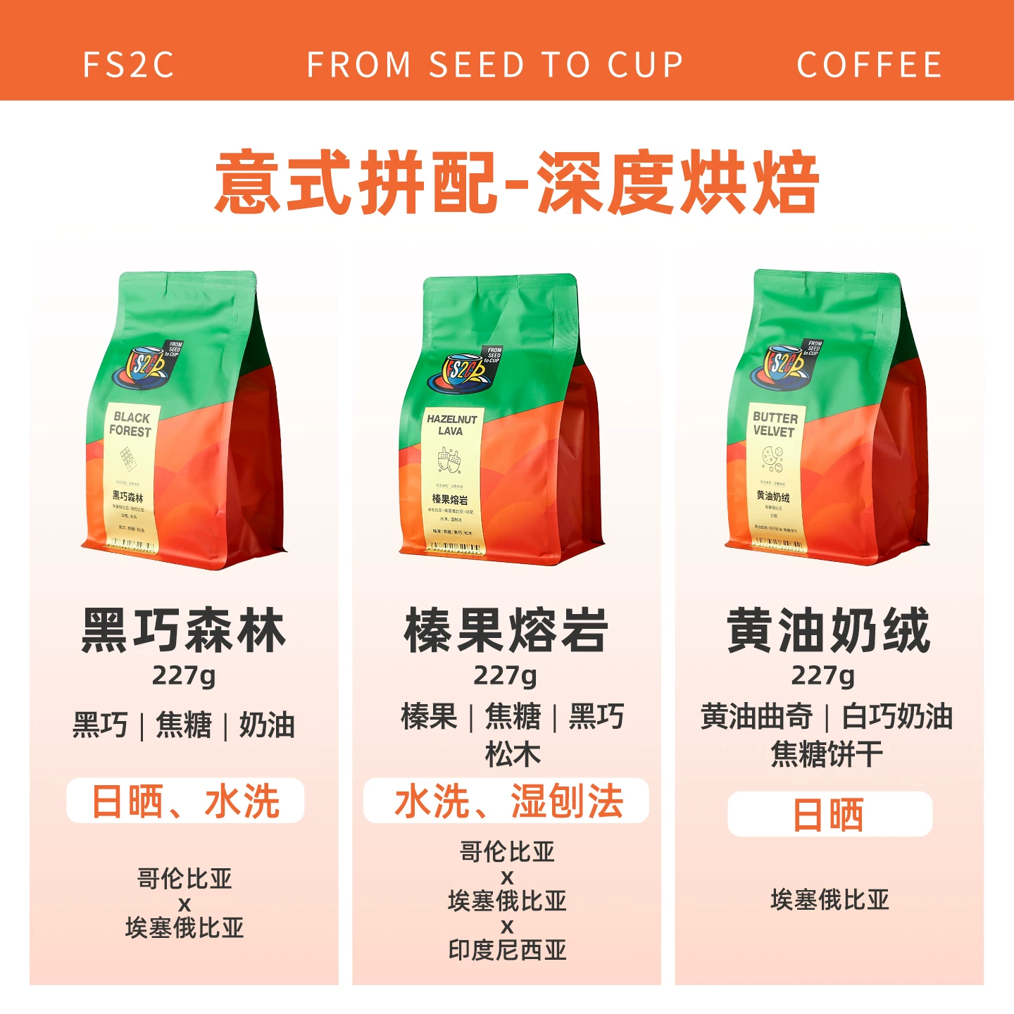 FS2C进口咖啡豆莓好甜心肯尼亚金标AA227g/袋 26元 - 86线报