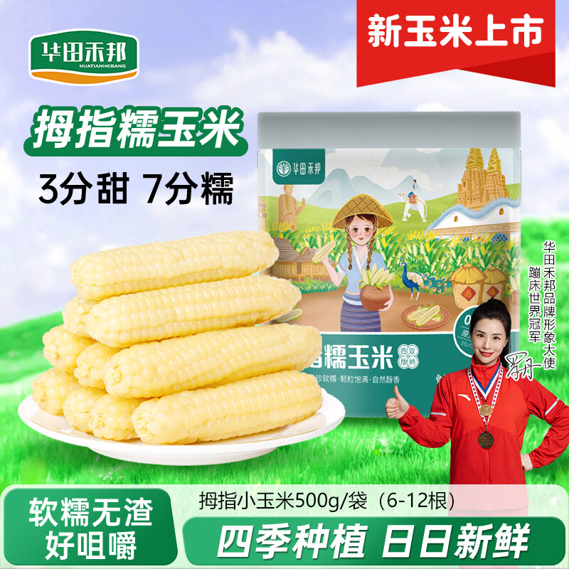 华田禾邦云南拇指小玉米500g 7.43元 - 线报酷